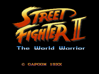 Street Fighter II Special Accelerated Edition Title Screen